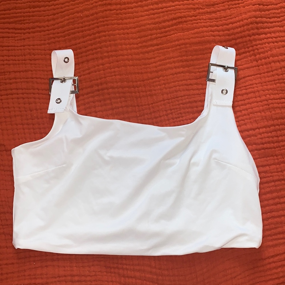 White Crop Top